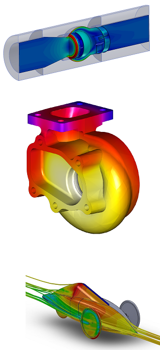 Simulatievoorbeelden CFD