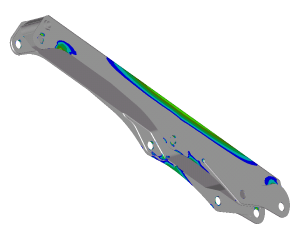 FEM strength analysis crane boom