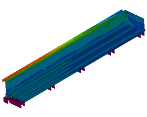 Research thermal deformation roasting oven (coupled CFD-FEM simulation)