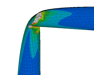 FEM analysis failure pipe