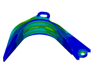 FEM strength and stress analysis grab claw