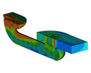 FEM calculation tensile strength shackle