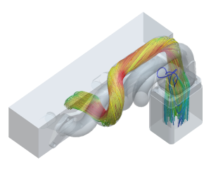 CFD flow analysis through manifold