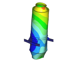 Strength analysis economizer (FEM)