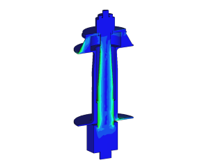 Lifespan analysis rudder king using FEM