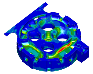 Research lifespan cilinder head using FEM