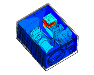 CFD-berekening koeling camera