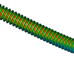 Research lifespan flexible stainless steel hose using FEA analysis