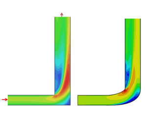 Flow optimisation air duct using Computational Fluid Dynamics