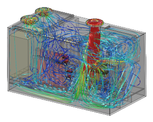 CFD-analyse stroming en koeling generator-unit