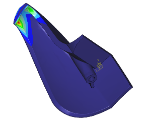 FEM strength analysis foil cutter