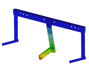 Dynamische FEM-analyse palletiseermachine