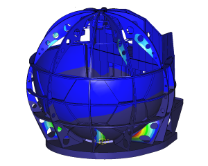 FEM-analyse eigenfrequenties flight simulator