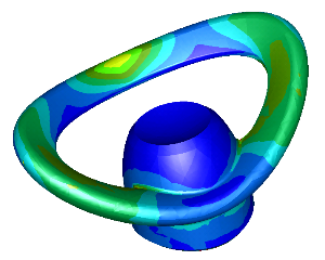 Finite Element Analysis handle vacuum pump