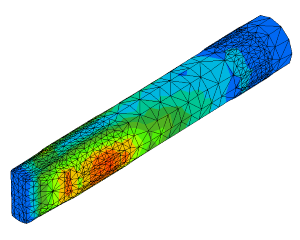 Strength analysis locking pin (non linear)