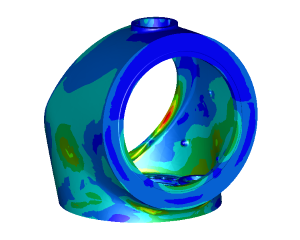 Strength optimisation nacelle using FEA