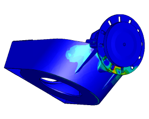 Strength analysis rotor lock