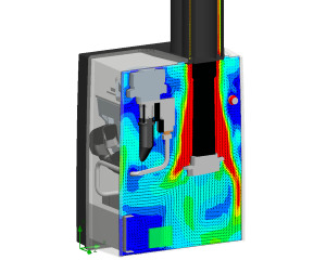 Flow analysis boiler (Computational Fluid Dynamics)