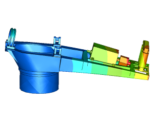 Analysing strength and lifespan turbine frame