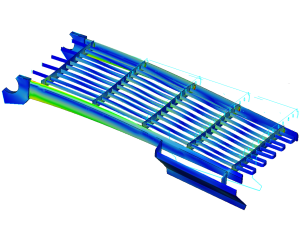 strength calculation curd knife (FEM)