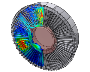 CFD analysis cooling generator wind turbine