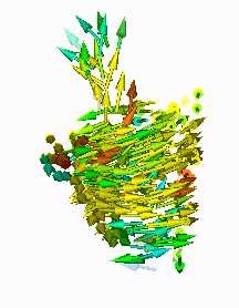 simulatie van een cycloon (separator) gemaakt in FloEFD